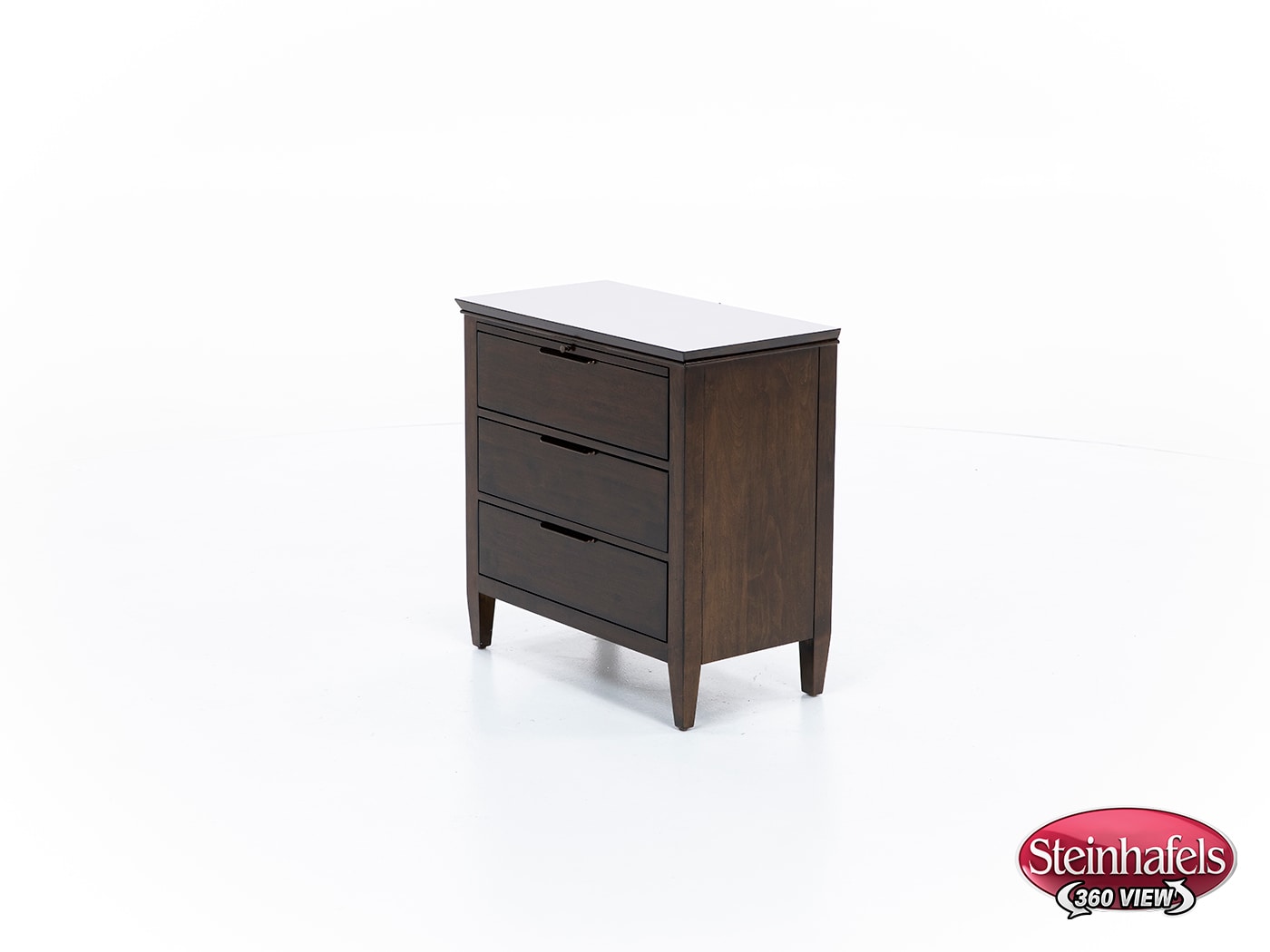 kincaid furniture brown three drawer  image   