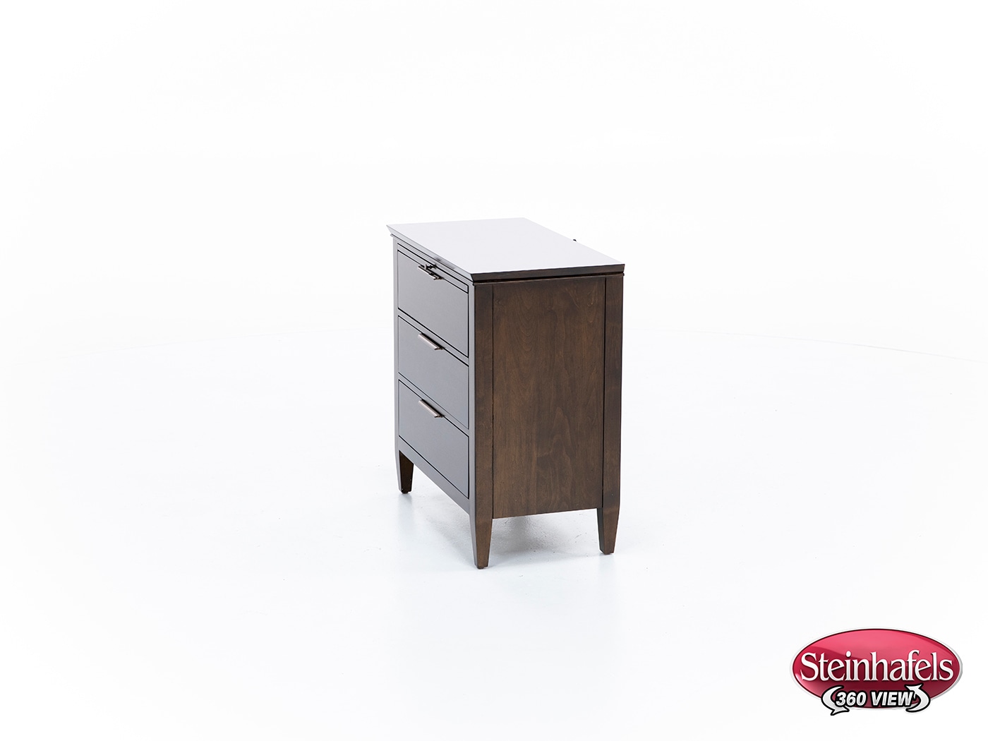 kincaid furniture brown three drawer  image   