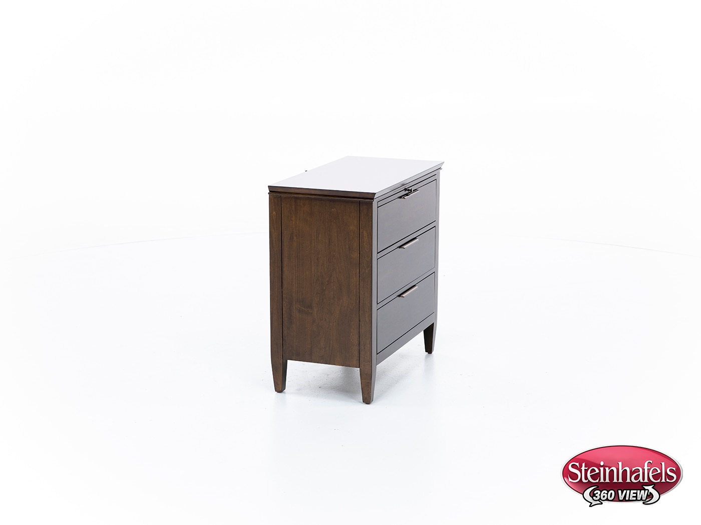 kincaid furniture brown three drawer  image   