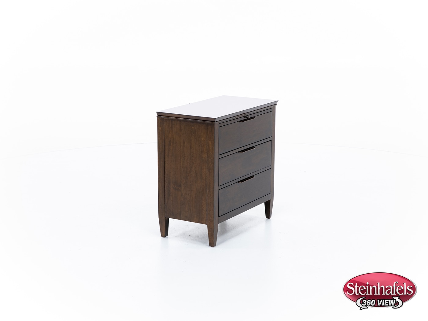 kincaid furniture brown three drawer  image   