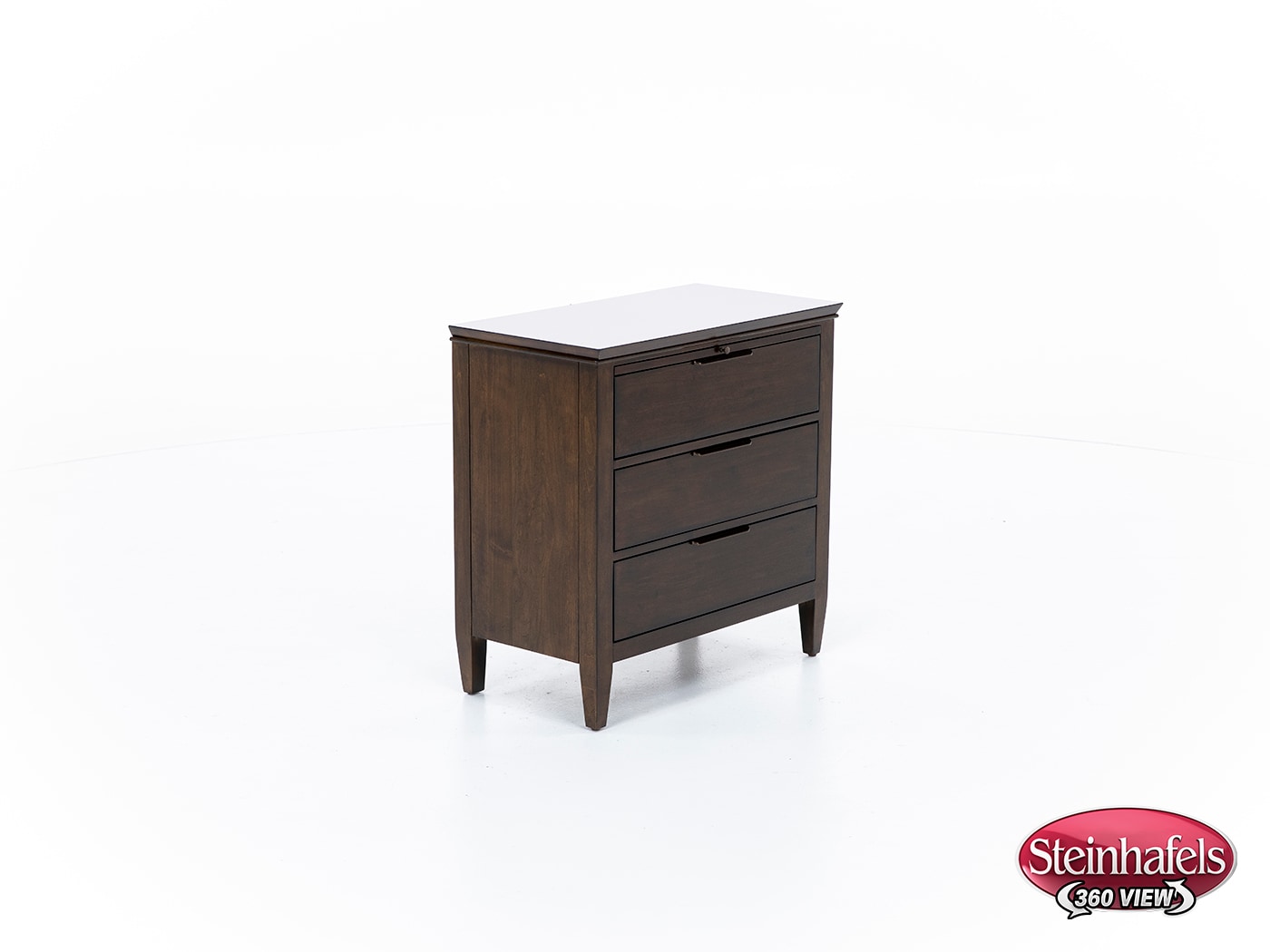 kincaid furniture brown three drawer  image   