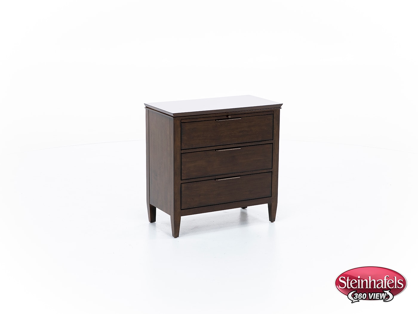 kincaid furniture brown three drawer  image   