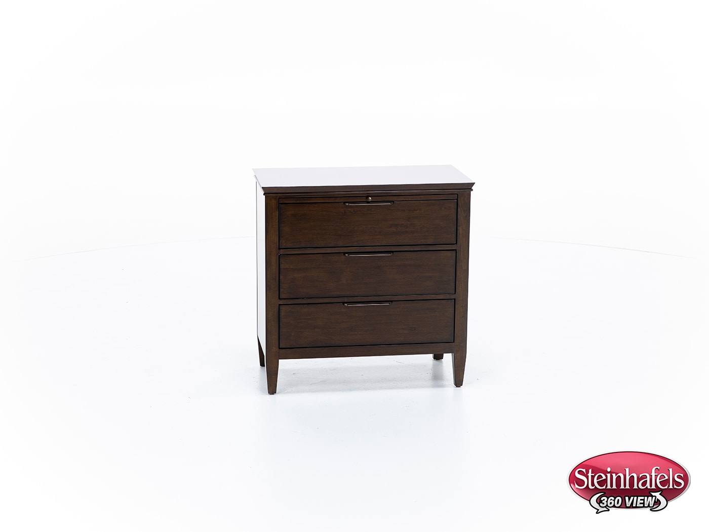 kincaid furniture brown three drawer  image   