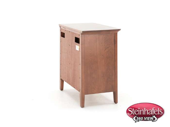 kincaid furniture brown three drawer  image   