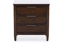 kincaid furniture brown three drawer   