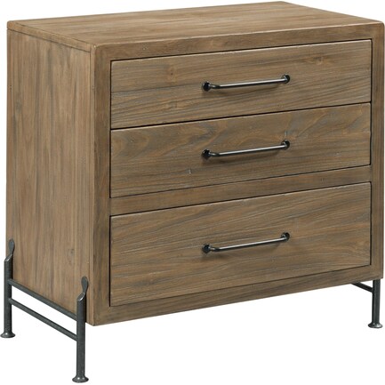 Modern Forge 3 drw Nightstand