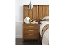 kincaid furniture brown three drawer   