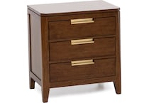 kincaid furniture brown three drawer   