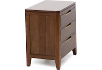 kincaid furniture brown three drawer   