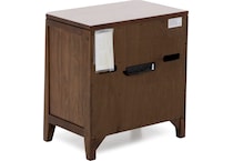 kincaid furniture brown three drawer   