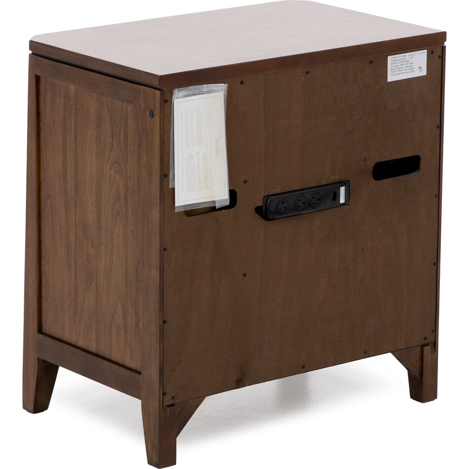 kincaid furniture brown three drawer   