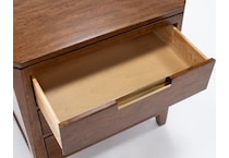 kincaid furniture brown three drawer   