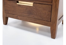 kincaid furniture brown three drawer   