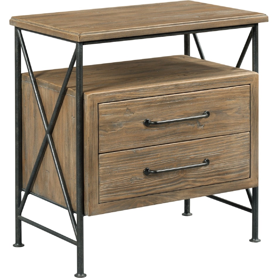 kincaid furniture brown two drawer   