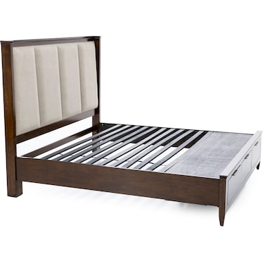 Elise Upholstered Shelter Bed