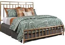 kincaid furniture gold bronze tone queen bed package mqp  