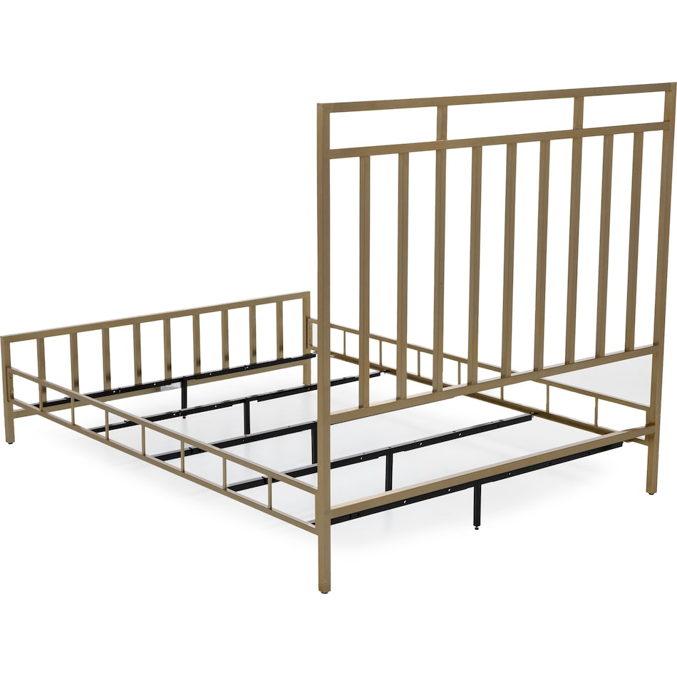 kincaid furniture gold bronze tone queen bed package mqp  