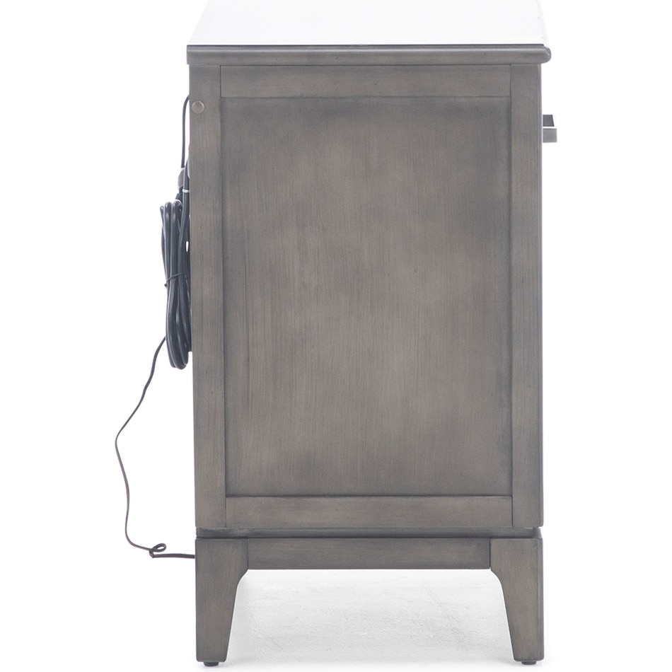kincaid furniture grey single drawer   