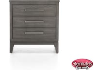 kincaid furniture grey three drawer  image   