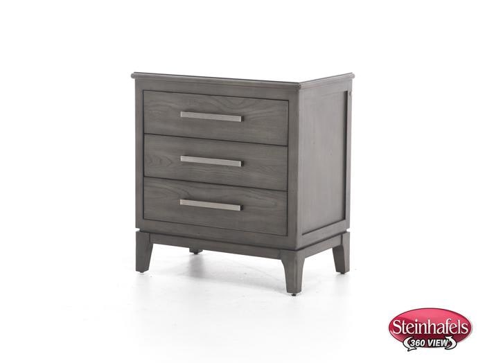 kincaid furniture grey three drawer  image   