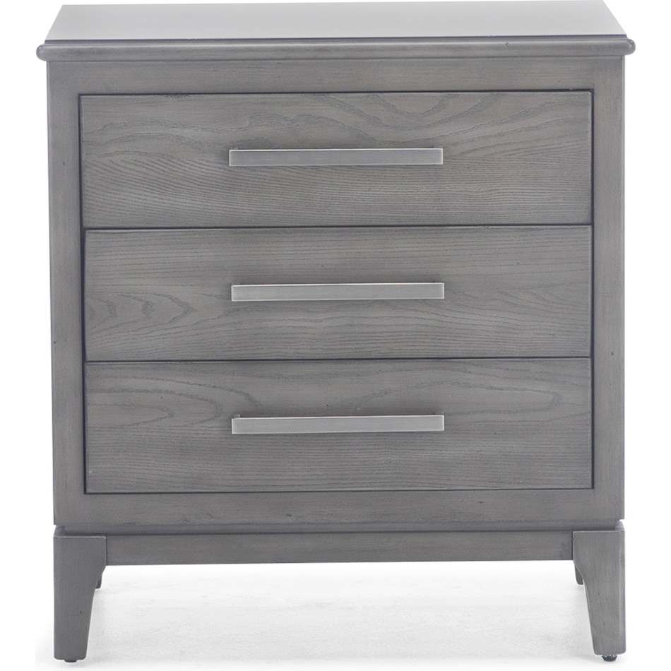 kincaid furniture grey three drawer   