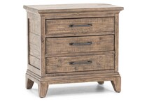 kincaid furniture grey three drawer   