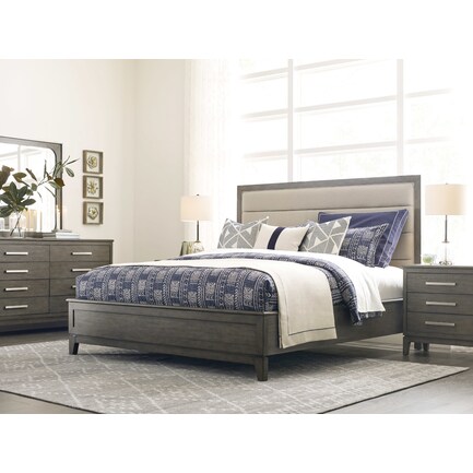 Kincaid Cascade Queen Upholstered Panel Bed