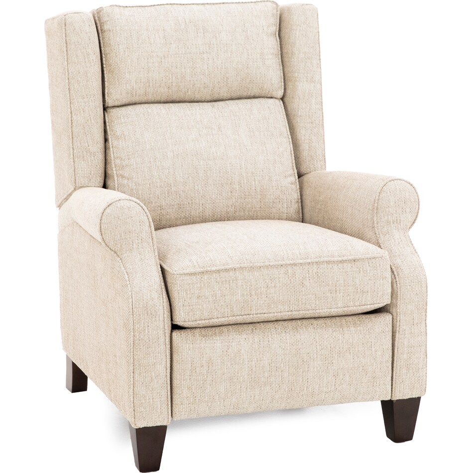 king hickory furniture co beige recliner   