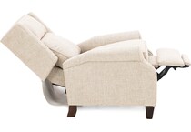 king hickory furniture co beige recliner   