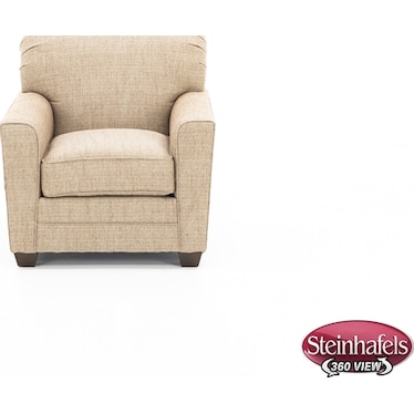 Amy Flair Arm High Tight Back Chair