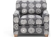 king hickory furniture co grey chair   