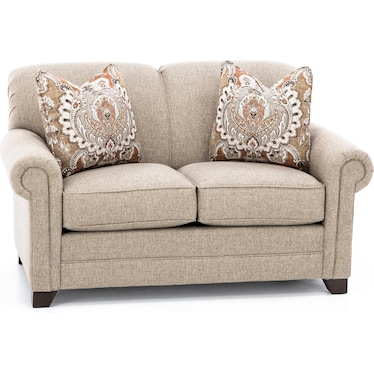 Amy Panel Arm Loveseat