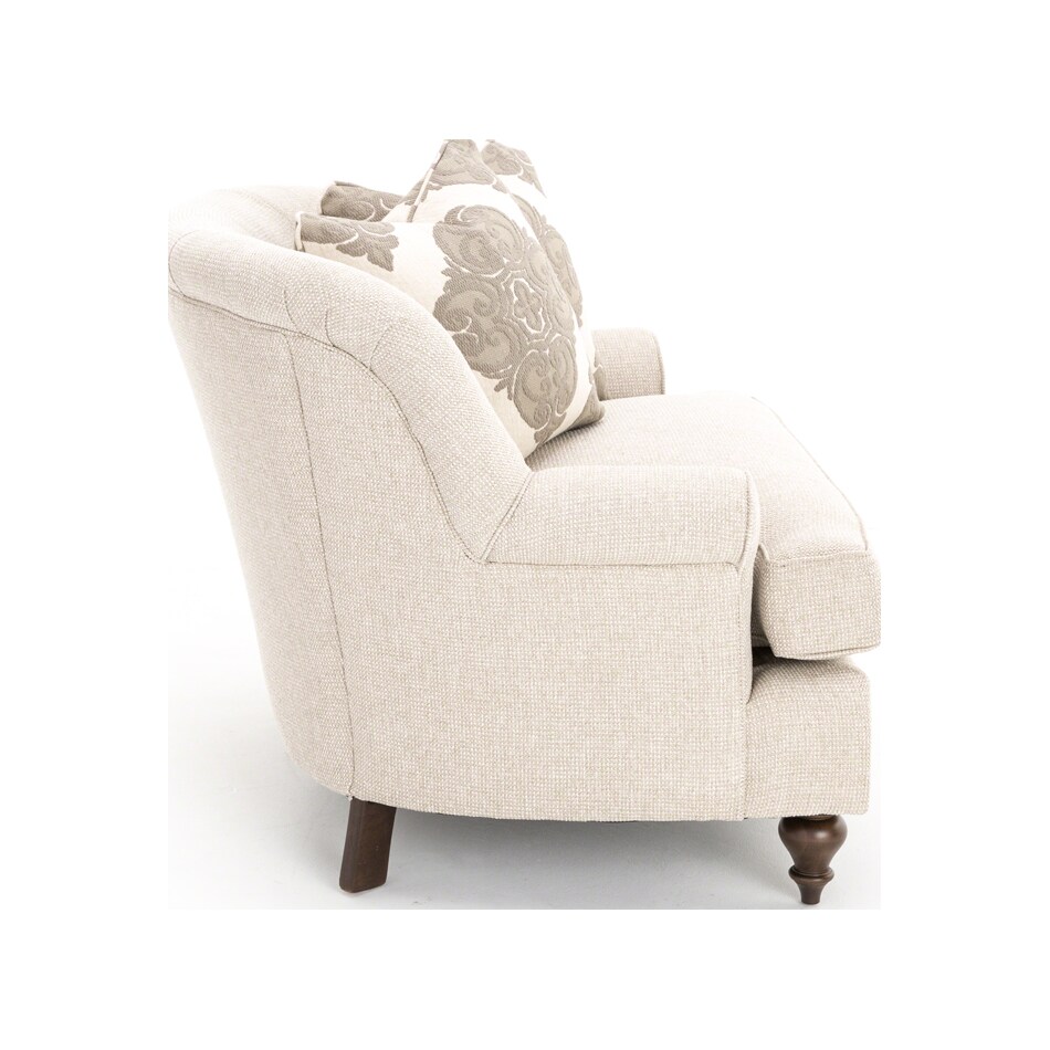 king hickory beige accent chair   