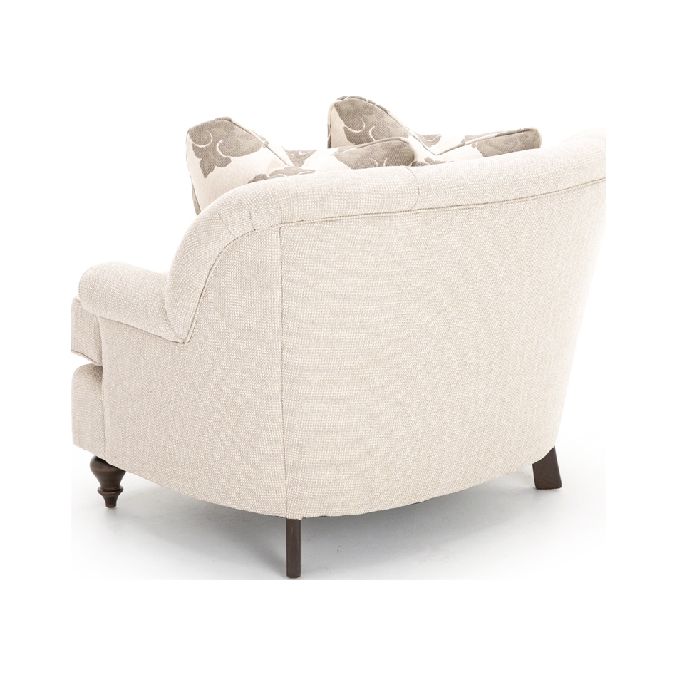 king hickory beige accent chair   
