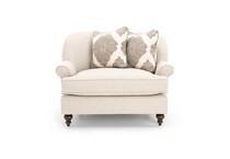 king hickory beige accent chair   