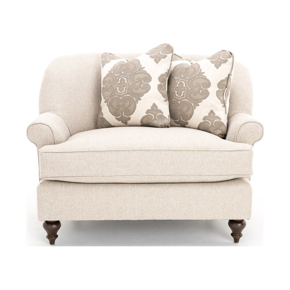 king hickory beige accent chair   