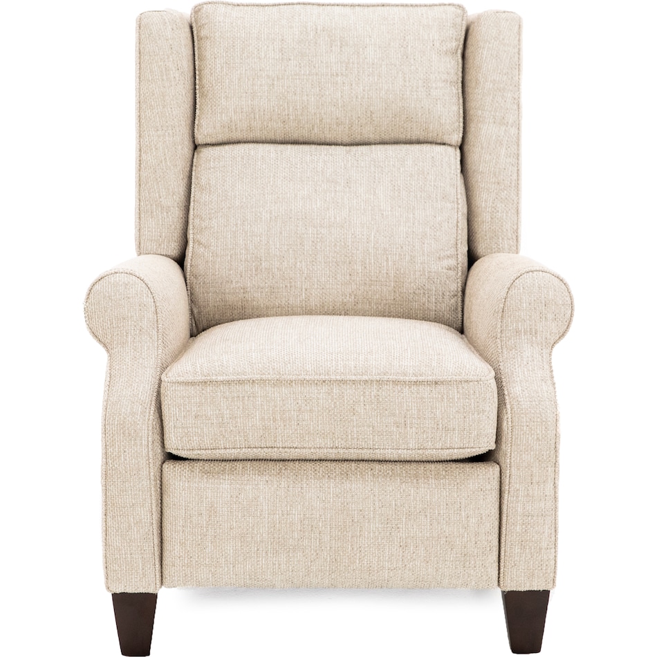 king hickory beige recliner   