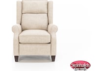 king hickory beige recliner  image   