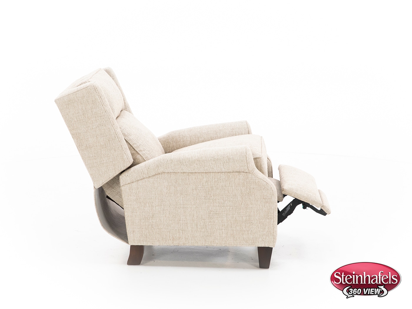 king hickory beige recliner  image   