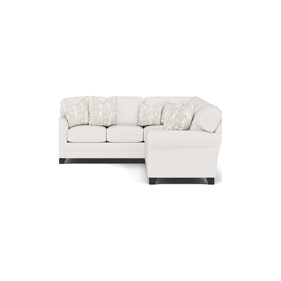 king hickory beige sta fab sectional pieces pkg  