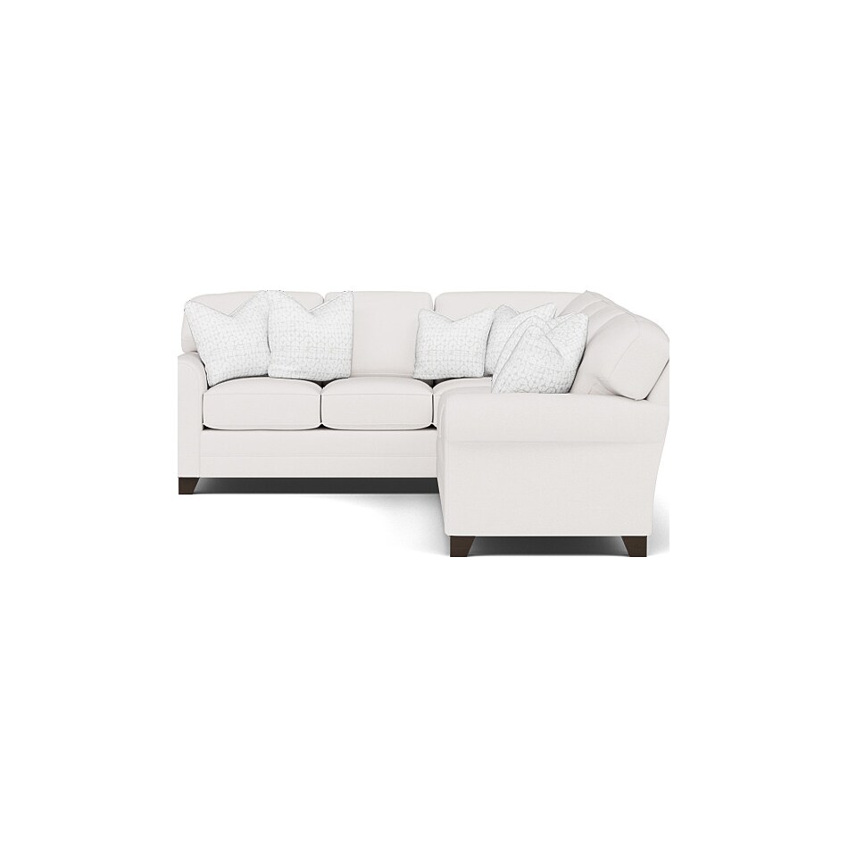 king hickory beige sta fab sectional pieces pkg  