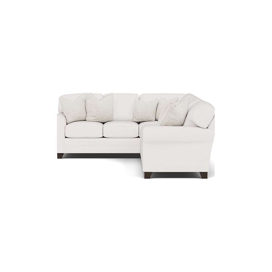 king hickory beige sta fab sectional pieces pkg  