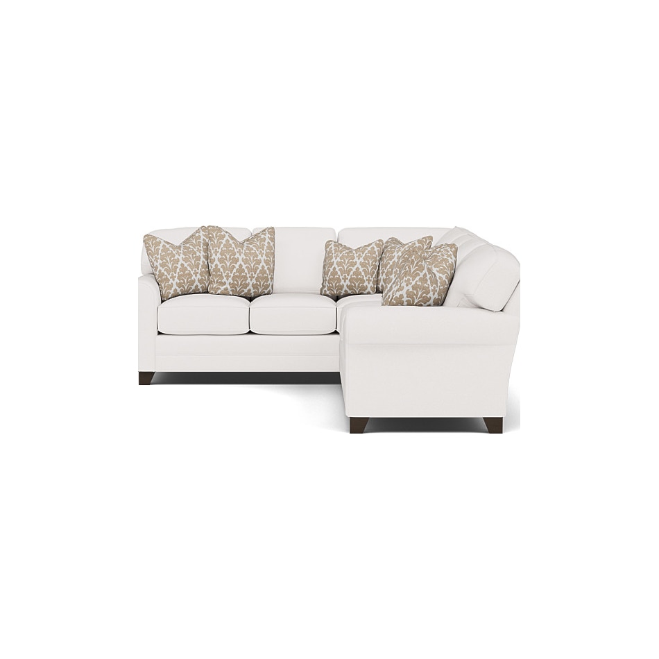king hickory beige sta fab sectional pieces pkg  