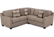 king hickory beige sta fab sectional pieces pkg  