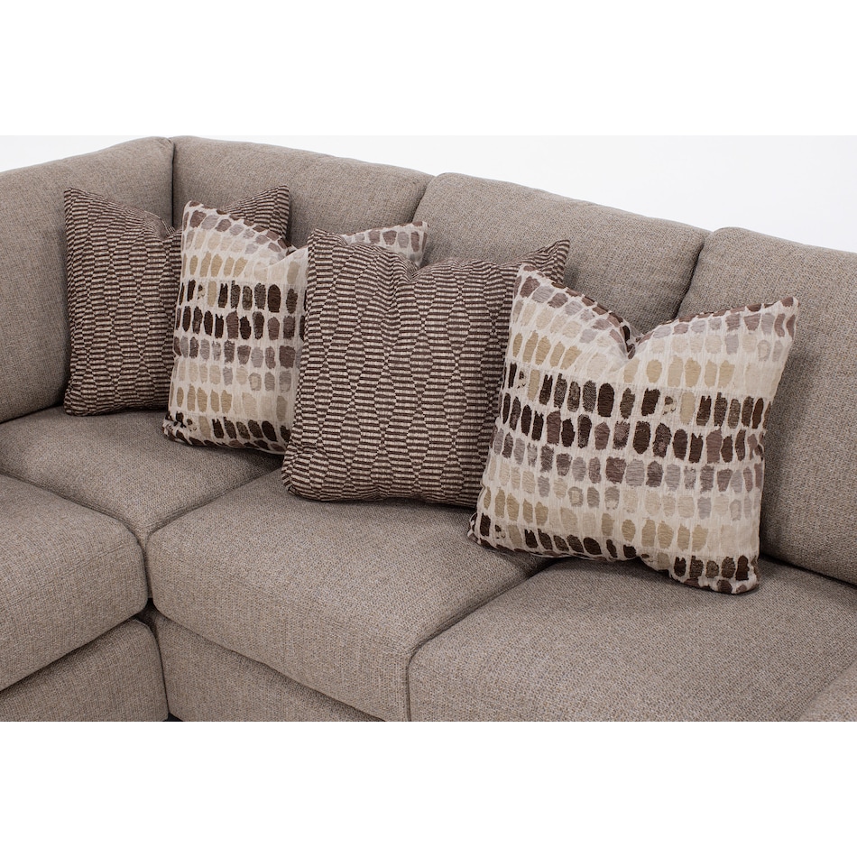 king hickory beige sta fab sectional pieces pkg  