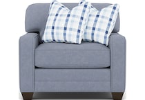 king hickory blue chair   