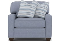 king hickory blue chair   