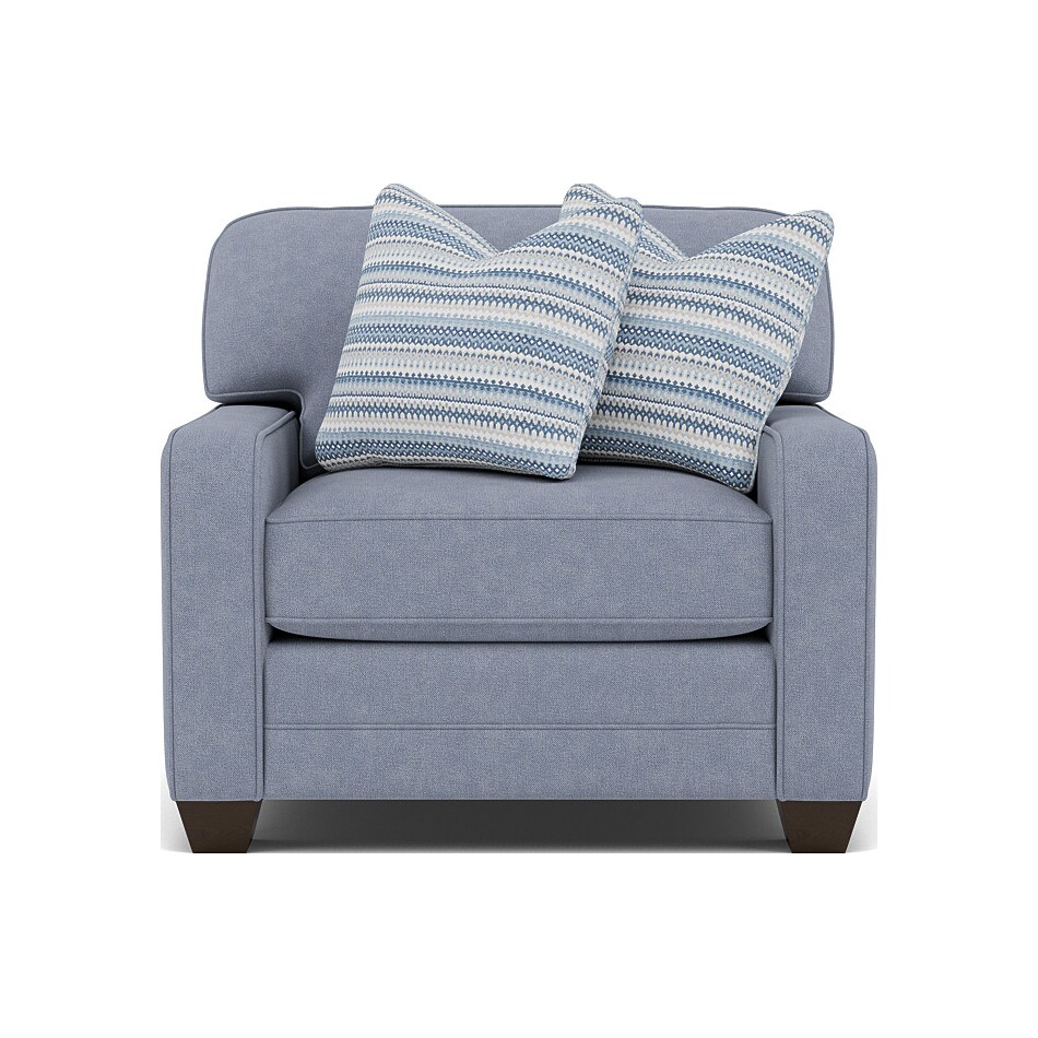king hickory blue chair   