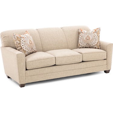Amy Flair Arm High Tight Back Sofa