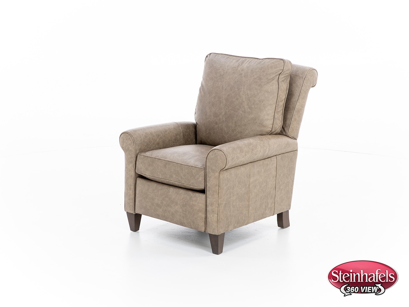 king hickory brown recliner  image   
